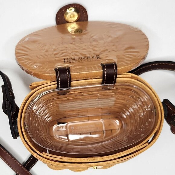 Longaberger Small Saddlebrook Purse Basket - Like New - Picture 4 of 4